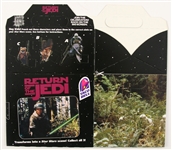 2013 Return of the Jedi Taco Bell Happy Meal Box – Unfolded, MINT