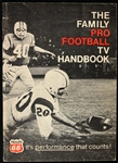 1968 Phlipps 66 Pro Football TV Handbook 