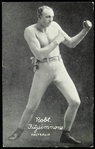 1921 Bob Fitzsimmons World Middle/Light Heavy/Heavyweight Champion 3.25" x 5.25" Postcard