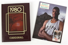 1980 South Division Cardinal Yearbook & 1990 Beckett Basketball Magazine *