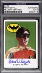 1965 Peter Deyell Batman Screen Test Signed Slabbed Card (PSA/DNA) “Solo”