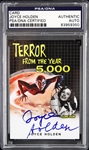 1958 Joyce Holden Terror From The Year 5,000 Signed Card (PSA/DNA)