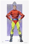 1942 circa Jack Katz Bulletman Signed 11x17 Color Print (JSA)