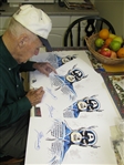 1990s Joe Sinnott Captain America Signed 11x17 Color Print (JSA)