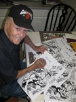 1980s Joe Sinnott Submariner Pencil Sketch Signed 11x17 Print (JSA) 
