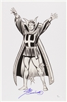 1980s Joe Sinnott Dr. Strange Pencil & Ink Signed 11x17 Print (JSA) 