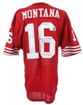1990's Joe Montana San Francisco 49ers Signed & Inscribed Jersey (JSA)