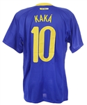 2010 Kaka Brazil National Soccer Team World Cup Jersey (MEARS LOA)