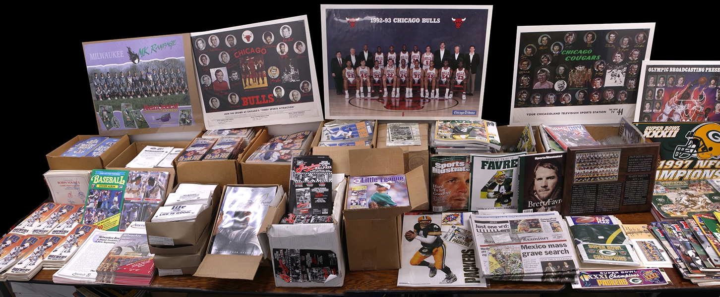 Sport Collectors Lot of 500+