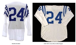 1958-1965 Lenny Moore Baltimore Colts Game Worn Road Jersey (MEARS A5)