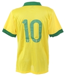 2013 Ronaldinho Brazil National Soccer Team Jersey (MEARS LOA)
