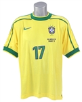 1998 Doriva Brazil National Soccer Team World Cup Jersey (MEARS LOA)