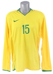 2008 Diego Brazil National Soccer Team Olympic Jersey (MEARS LOA)