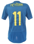 2011 Neymar Brazil National Soccer Team Copa America Jersey (MEARS LOA)