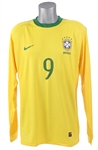 2010 Adriano Brazil National Soccer Team Jersey (MEARS LOA)