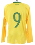 2010 Adriano Brazil National Soccer Team Jersey (MEARS LOA)