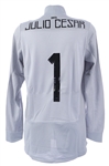 2011 Julio Cesar Brazil National Soccer Team Copa America Jersey (MEARS LOA)