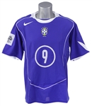 2004 Ronaldo Brazil National Soccer Team World Cup Qualifier Jersey (MEARS LOA)