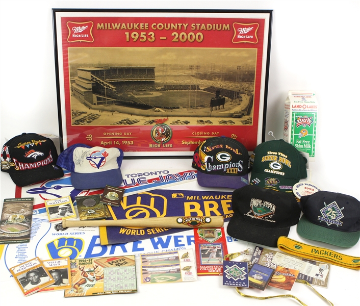 Brewers / Packers / Bucks Collector (Lot of 75+) 