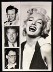 1960 "The Many Loves of Marilyn Monroe" Composite Photo of Marilyn Monroe and Her Husbands