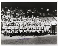 1936-1951 Joe DiMaggio New York Yankees Signed 16"x 20" Team Photo (JSA)