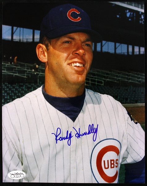 1966-1973, 1976-1977 Randy Hundley Chicago Cubs Autographed 8x10 Photo (JSA)