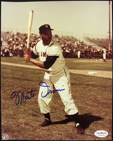 1949-1955 New York Giants Monte Irvin Autographed 8x10 Photo (JSA)