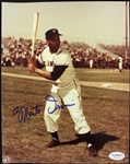 1949-1955 New York Giants Monte Irvin Autographed 8x10 Photo (JSA)