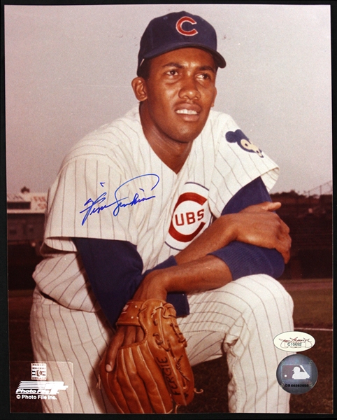 1966-1973, 1982-1983 Fergie Jenkins Chicago Cubs Autographed 8x10 Photo (JSA)