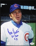 1969 Bill Heath Chicago Cubs Autographed 8x10 Photo (JSA)
