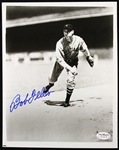 1936-1941, 1945-1956 Bob Feller Cleveland Indians Autographed 8x10 Photo (JSA)