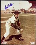 1936-1941, 1945-1956 Bob Feller Cleveland Indians Autographed 8x10 Photo (JSA)