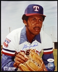 1974-1975, 1978-1981 Fergie Jenkins Texas Rangers Autographed 8x10 Photo (JSA)