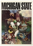 1960s College Football 20x 28 Portrait Posters Including Wisconsin, Purdue, Michigan and more (Lot of 10)