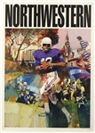 1960s College Football 20x 28 Portrait Posters Including Wisconsin, Purdue, Michigan and more (Lot of 10)