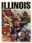1960s College Football 20x 28 Portrait Posters Including Wisconsin, Purdue, Michigan and more (Lot of 10)