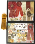 1890’s-2000’s Horse Racing Pinback Button, Ribbons, Lapel Pins, Keychains, Memorabilia and Medallions (333 Items)