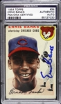 1954 Ernie Banks Chicago Cubs Signed Topps RC Card (PSA/DNA Slabbed)