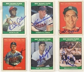 1960’s-1980’s Autographed Baseball Cards Including Brooks Robinson, Richie Allen, Harmon Killebrew and More (Lot of 6) (JSA)