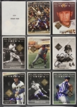 1970s Milwaukee Brewers All Decade Autographed Baseball Cards (Lot of 10) (JSA)