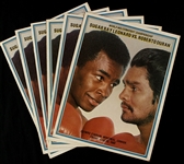 1980 Sugar Ray Leonard vs Roberto Duran Programs (Lot of 6)