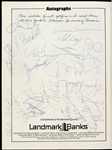 1976 The Jackie Gleason Inverrary Classics Signed Tournament Players Championship Magazine *JSA Full Letter*