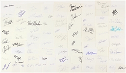 1990s-2000s PGA Tour Golfers Signed 3"x 5" Index Cards (Lot of 150+)