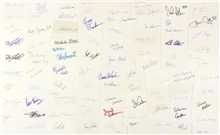 1990s-2000s PGA Tour Golfers Signed 3x 5 Index Cards (Lot of 150+)
