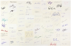 1990s-2000s PGA Tour Golfers Signed 3x 5 Index Cards (Lot of 150+)