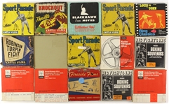 1890s-1970s Boxing Film Reels 8mm, 16mm, and Super 8 Including Jack Dempsey, Jake LaMotta, Muhammad Ali, and more (Lot of 145+)