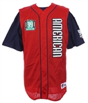 1999 MLB All Star Game Batting Practice Jerseys Including Cal Ripken Jr and Jeff Bagwell (Lot of 2) (MEARS LOA)