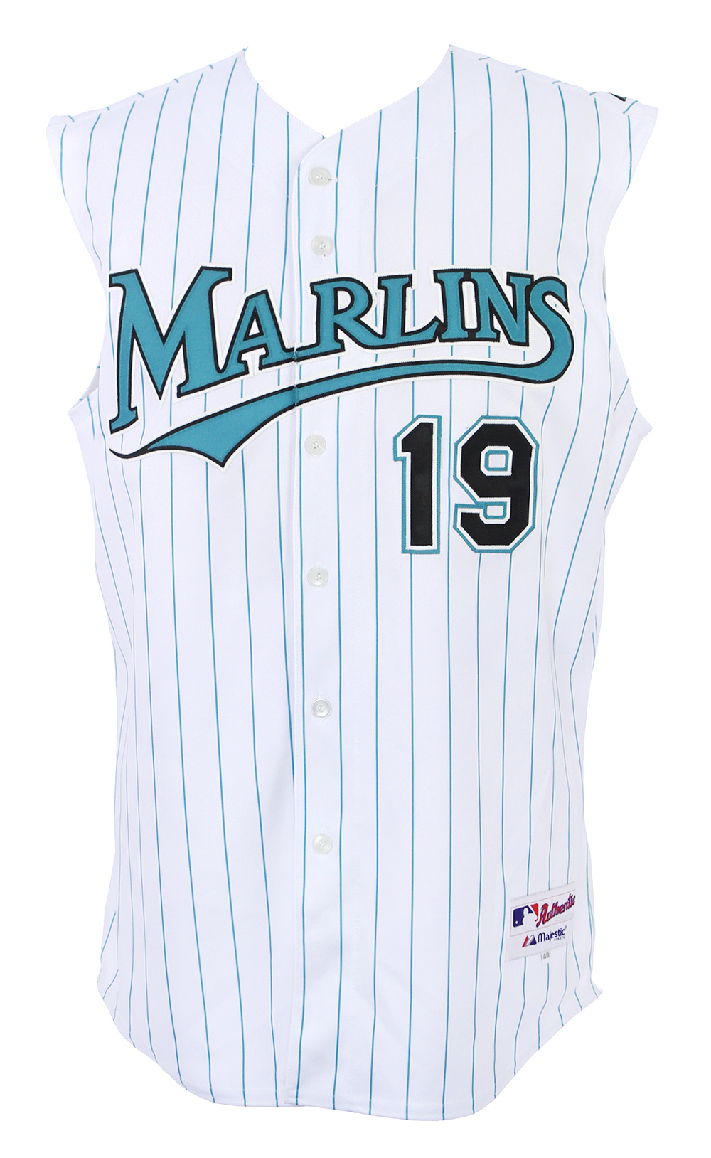 Lot Detail - 2000's Jeff Conine Florida Marlins Signed Home Jersey