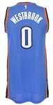 2016-17 Russell Westbrook Oklahoma City Thunder Road Jersey (MEARS LOA)