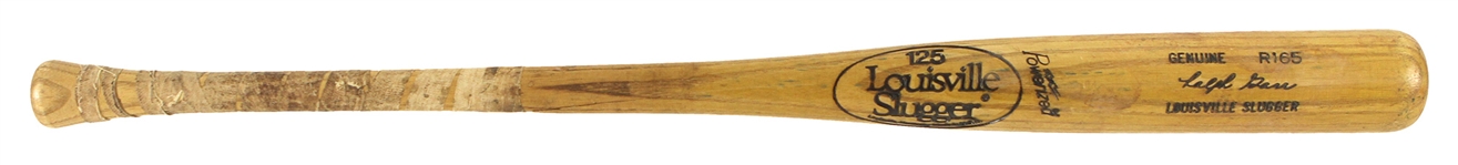 1980 Ralph Garr California Angels Louisville Slugger Professional Model Game Used Bat (MEARS LOA)